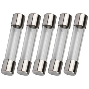 2A 3AG Fast Blow Fuse 1-1/4" x 1/4" (6 mm x 30 mm) 5-Pack